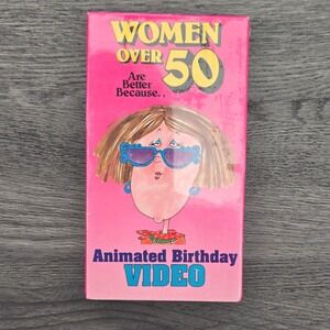 Women Over 50 Are Better Because Animated Birthday Video VHS Ivory Tower 1992